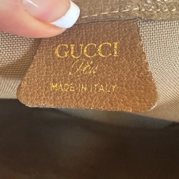 Gucci Vintage GG Plus Sherryline Tote/Handbag W/COA. - Picture 10 of 16